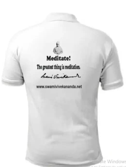 Swami Vivekananda Meditation T Shirt - View 2